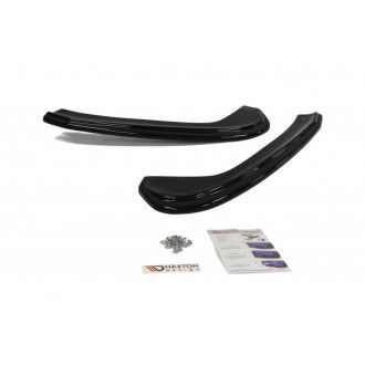 Maxton Design ABS Diffusor Seiten Eerwiterungen Flaps für Maserati Granturismo 2007-2011 schwarz hochglanz