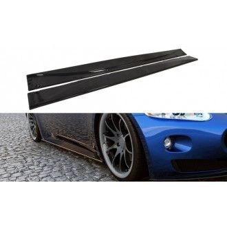 Maxton Design ABS Seitenschweller für Maserati Granturismo 2007-2011 schwarz hochglanz