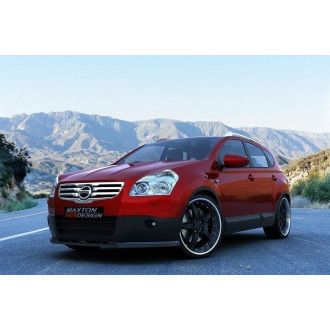Maxton Design ABS Frontlippe für Nissan Qashqai Vorfacelift schwarz hochglanz