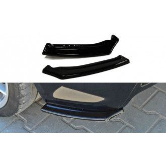 Maxton Design ABS Diffusor Seiten Eerwiterungen Flaps für Opel Astra H MK3 OPC schwarz hochglanz