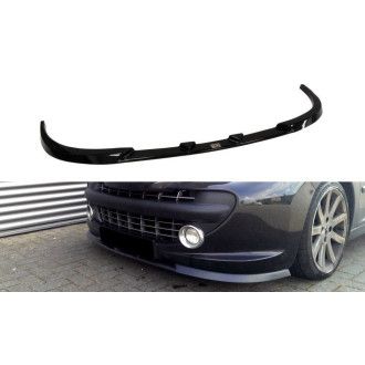 Maxton Design ABS Frontlippe für Peugeot 207 Vorfacelift schwarz hochglanz
