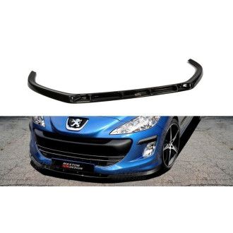 Maxton Design ABS Frontlippe für Peugeot 308 Vorfacelift schwarz hochglanz