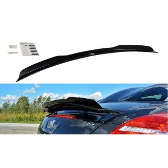 Maxton Design ABS Spoiler Aufsatz für Peugeot RCZ schwarz hochglanz