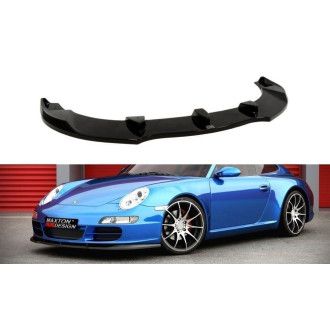 Maxton Design ABS Frontlippe für Porsche 911 997 schwarz hochglanz