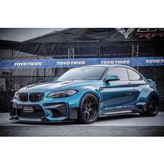 PSM Dynamic FRP Widebody Kit FRP With Carbon Fiber Aero Kit for BMW 2er F87 M2