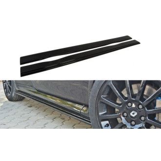 Maxton Design ABS Seitenschweller für Renault Clio MK3 RS schwarz hochglanz