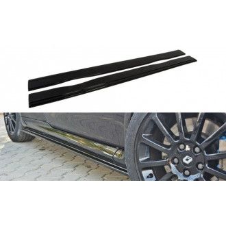 Maxton Design ABS Seitenschweller für Renault Clio MK3 RS schwarz hochglanz
