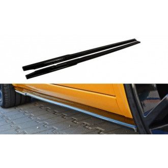 Maxton Design ABS Seitenschweller für Renault Megane Mk2 RS schwarz hochglanz