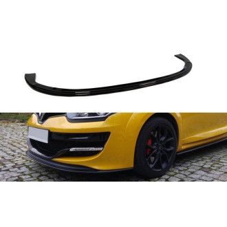 Maxton Design ABS Frontlippe V.1 für Renault Megane MK3 RS schwarz hochglanz