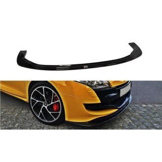 Maxton Design ABS Frontlippe V.2 für Renault Megane MK3 RS schwarz hochglanz