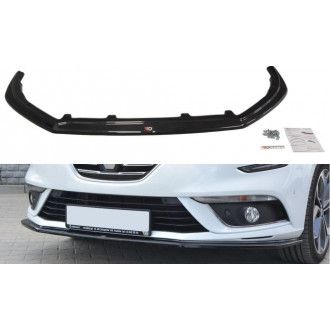 Maxton Design ABS Frontlippe V.1 für Renault Megane MK4 RS Schrägheck schwarz hochglanz
