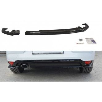 Maxton Design ABS Diffusor Seiten Eerwiterungen Flaps für Renault Megane MK4 RS Schrägheck schwarz hochglanz