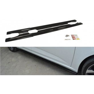 Maxton Design ABS Seitenschweller für Renault Megane MK4 RS Schrägheck schwarz hochglanz