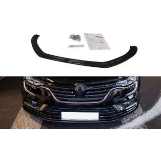 Maxton Design ABS Frontlippe V.1 für Renault Talisman schwarz hochglanz