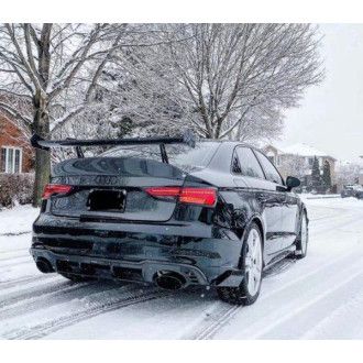 RevoZport Carbon trunk incl. Spoiler (Ducktail) for Audi RS3 8V.2 sedan Facelift