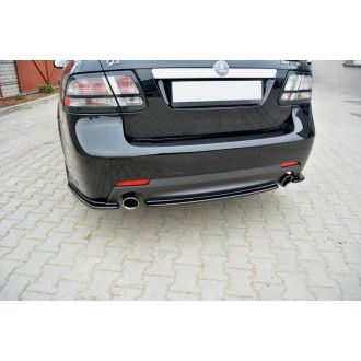 Maxton Design ABS Diffusor für Saab Aero MK2 Facelift schwarz hochglanz