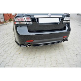 Maxton Design ABS Diffusor für Saab Aero MK2 Facelift schwarz hochglanz