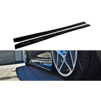 Maxton Design ABS Seitenschweller für Saab Turbo X MK2 Facelift schwarz hochglanz