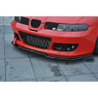 Maxton Design ABS Frontlippe V.1 für Seat Leon MK1 Cupra|FR schwarz hochglanz