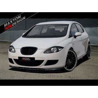 Maxton Design ABS Frontlippe für Seat Leon Mk2 Cupra|FR Vorfacelift schwarz hochglanz