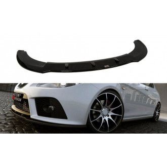 Maxton Design ABS Frontlippe für Seat Leon Mk2 Cupra|FR Vorfacelift schwarz hochglanz