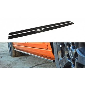 Maxton Design ABS Seitenschweller für Seat Leon Mk2 Cupra|FR Facelift schwarz hochglanz