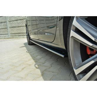 Maxton Design ABS Seitenschweller für Seat Leon MK3 Cupra|FR schwarz hochglanz