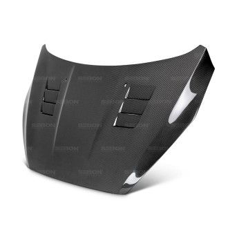 Seibon carbon hood fitting forD Focus sedan and hatchback 2015-2018 TS-Style