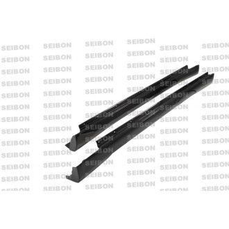 Seibon carbon SIDE SKIRTS (pair) for INFINITI G35 4DR 2003 - 2005 TW-style