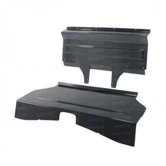 Seibon carbon REAR SEAT PANELS (pair) for SCION FRS / BRZ 2012 - 2014
