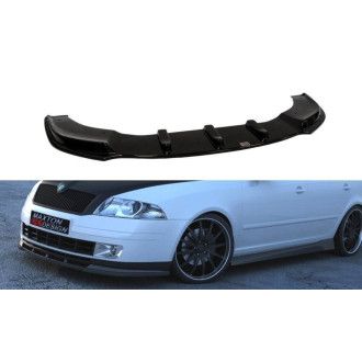 Maxton Design ABS Frontlippe für Skoda Octavia Mk2 RS Vorfacelift schwarz hochglanz