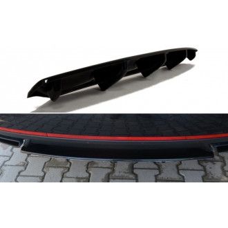 Maxton Design ABS Diffusor für Skoda Octavia MK3 RS schwarz hochglanz