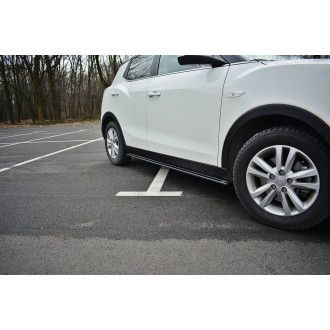 Maxton Design ABS Seitenschweller für SsangYong Tivoli schwarz hochglanz
