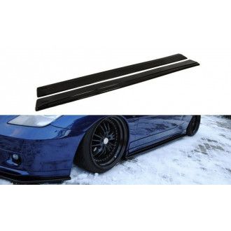 Maxton Design ABS Seitenschweller für Toyota Celica MK7 T23 Vorfacelift schwarz hochglanz