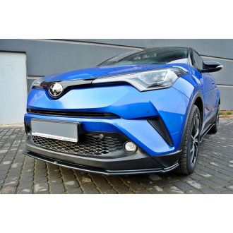 Maxton Design ABS Frontlippe V.1 für Toyota C-HR schwarz hochglanz