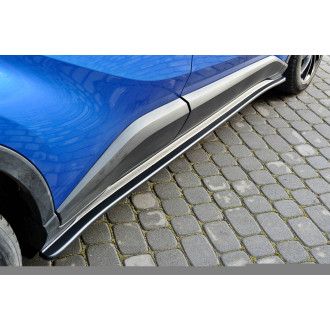 Maxton Design ABS Seitenschweller für Toyota C-HR schwarz hochglanz