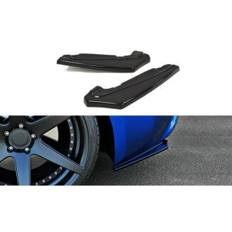 Maxton Design ABS Diffusor Seiten Eerwiterungen Flaps für Toyota GT86 schwarz hochglanz