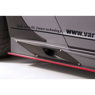 Varis carbon side skirts air intakes for Nissan R35 GT-R