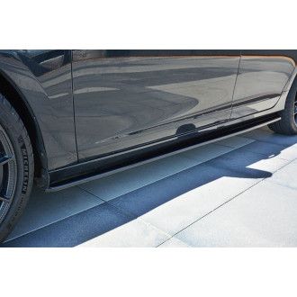 Maxton Design ABS Seitenschweller für Volvo V60 Facelift schwarz hochglanz