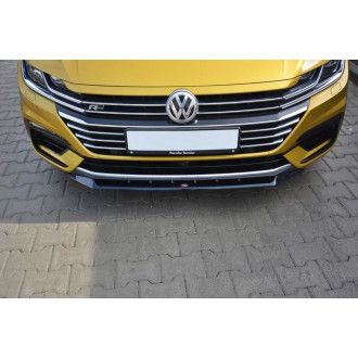Maxton Design ABS Frontlippe V.2 für Volkswagen Arteon schwarz hochglanz