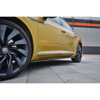 Maxton Design ABS Seitenschweller für Volkswagen Arteon schwarz hochglanz