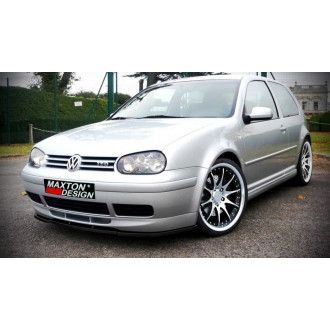 Maxton Design ABS Frontlippe für 25TH Frontlippe für Volkswagen Golf MK4 schwarz hochglanz
