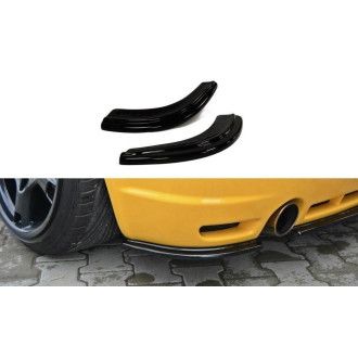 Maxton Design ABS Diffusor Seiten Eerwiterungen Flaps für Volkswagen Golf MK4 schwarz hochglanz