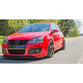 Maxton Design ABS Frontlippe für GTI 30TH Frontlippe für Volkswagen Golf MK5 GTI schwarz hochglanz