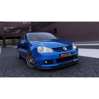 Maxton Design ABS Frontlippe für VORTEX Frontschürze für Volkswagen Golf MK5 GTI schwarz hochglanz