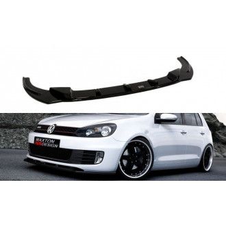 Maxton Design ABS Frontlippe für Volkswagen Golf MK6 GTI|GTD schwarz hochglanz
