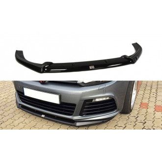 Maxton Design ABS Frontlippe für Volkswagen Golf MK6 R schwarz hochglanz