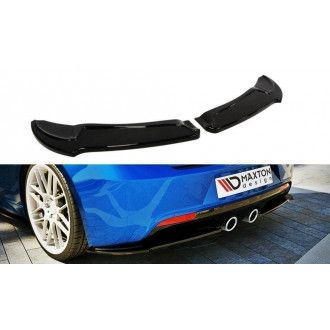 Maxton Design ABS Diffusor Seiten Eerwiterungen Flaps für Volkswagen Golf MK6 R schwarz hochglanz