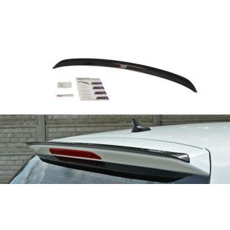 Maxton Design ABS Spoiler Aufsatz für Volkswagen Golf Mk7 schwarz hochglanz