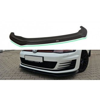 Maxton Design ABS Frontlippe V.2 für Volkswagen Golf Mk7 GTI|GTD schwarz hochglanz